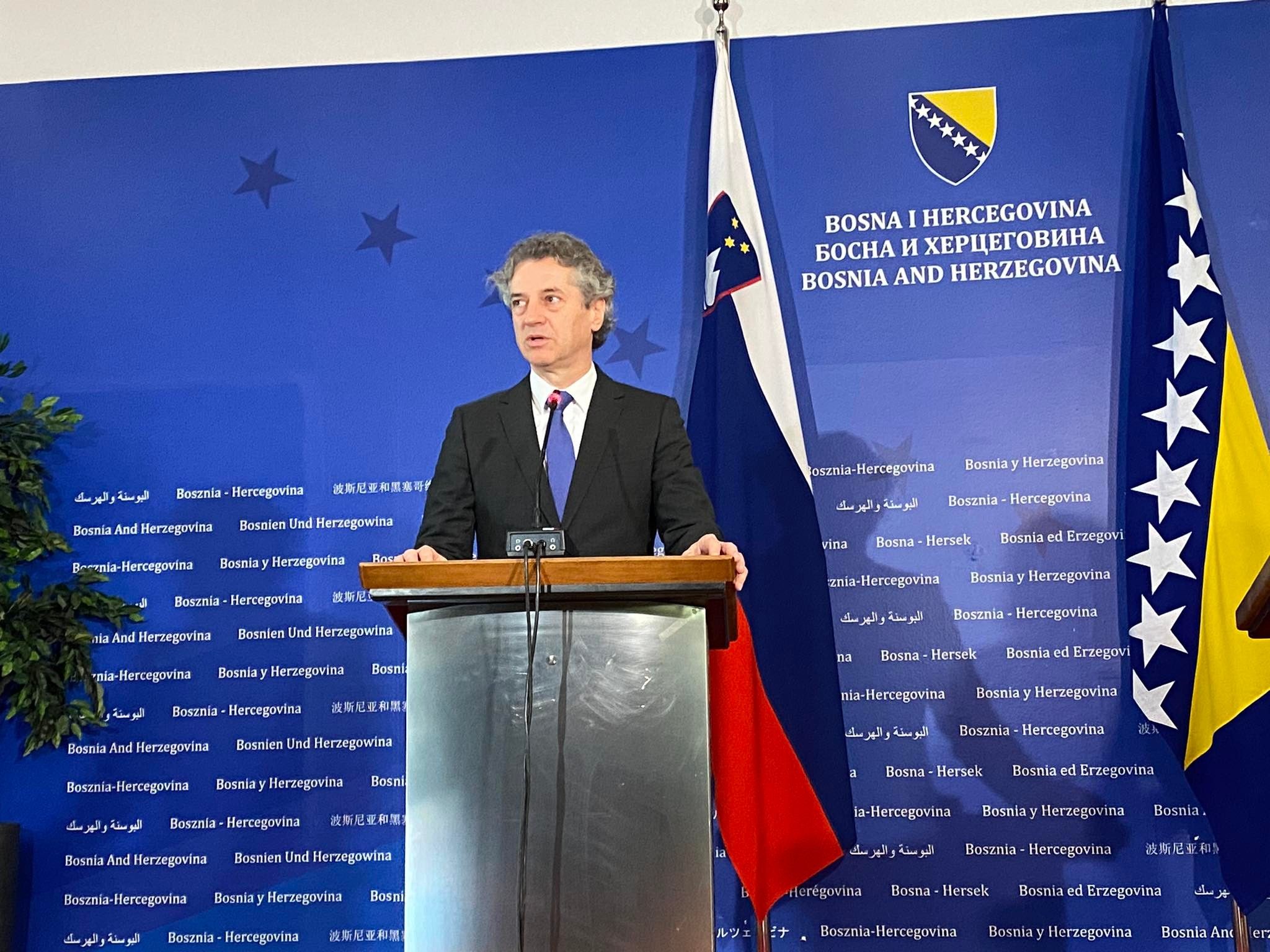 Premijer Slovenije Robert Golob u prvoj zvaničnoj posjeti BiH